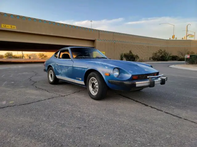1978 datsun 280z blue rwd manual