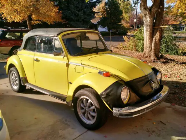 classic convertible karmen edition 1974 yellow beetle
