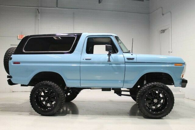 1979 ford bronco lt blue available now!!