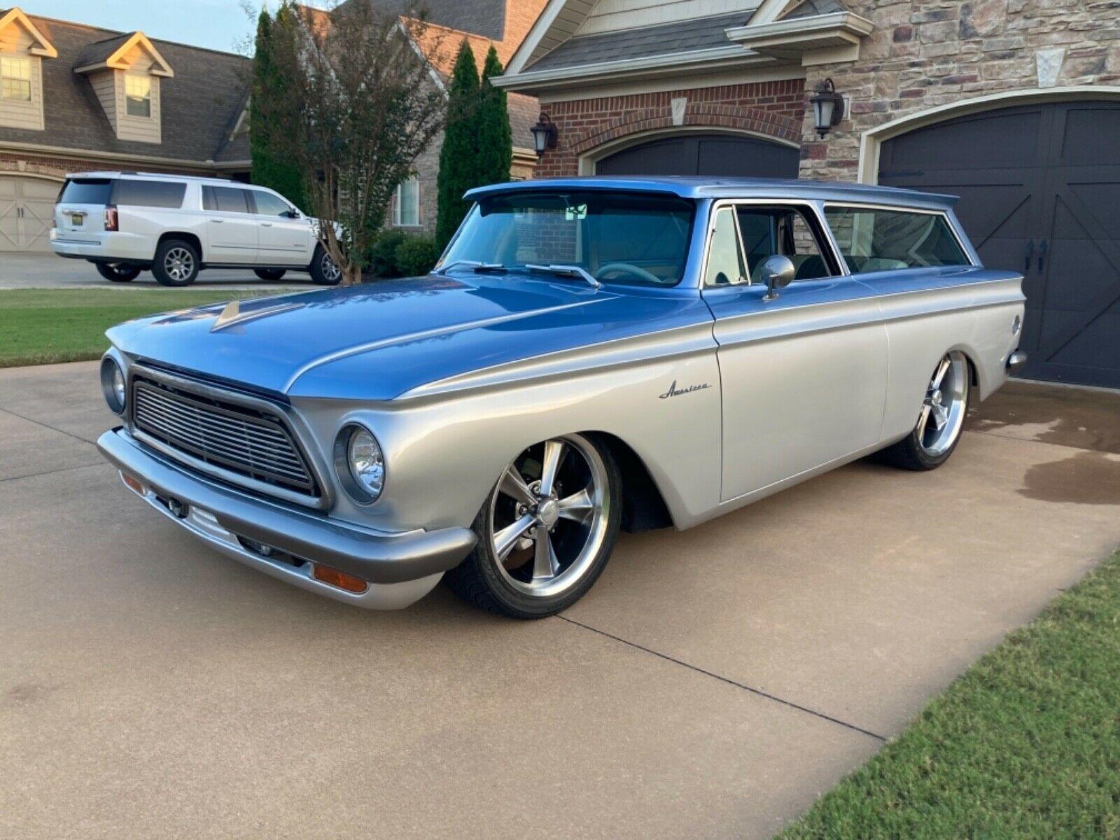 1961 amc rambler 2 door station wagon hot rod chevrolet engine