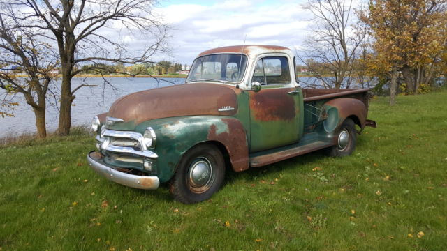 1954 chevy pickup rare hydromatic 5 window deluxe truck original patina