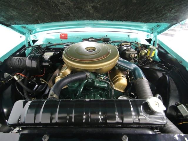 1957 lincoln premiere 11373 miles turquoise and starmist white coupe 368 v8 3 s