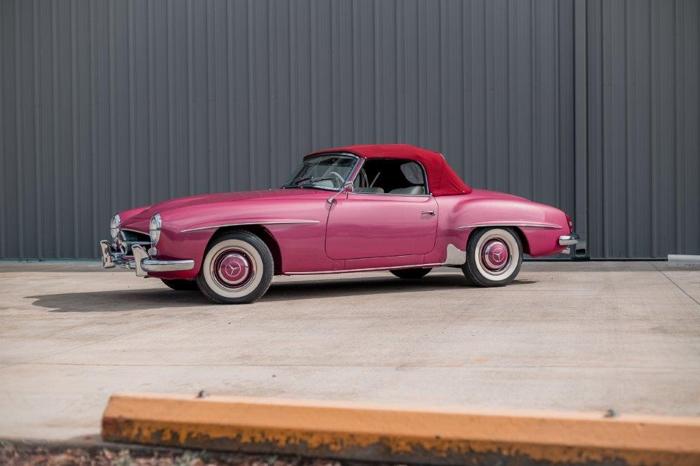 1960 mercedes-benz 190sl strawberry metallic for sale in richmond, virginia