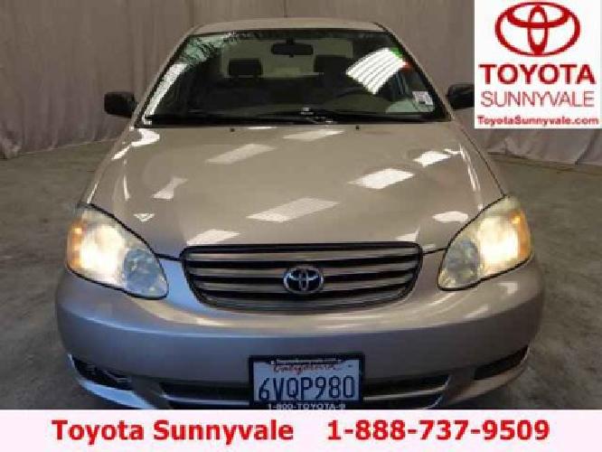 2003 toyota corolla ce in sunnyvale, ca