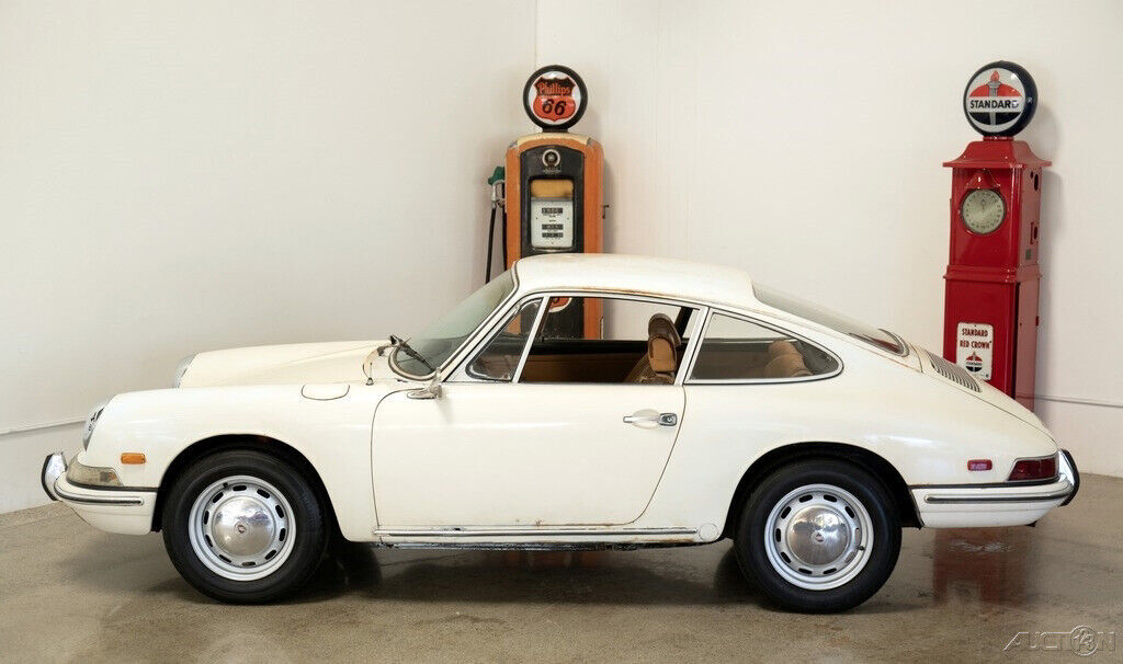 1968 porsche 912 coupe rare wooden steering wheel engine runs well