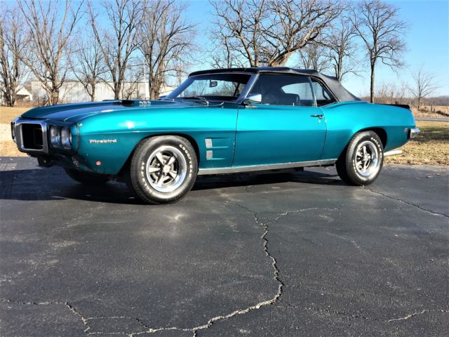 1969 pontiac firebird convertible 4-speed no reserve