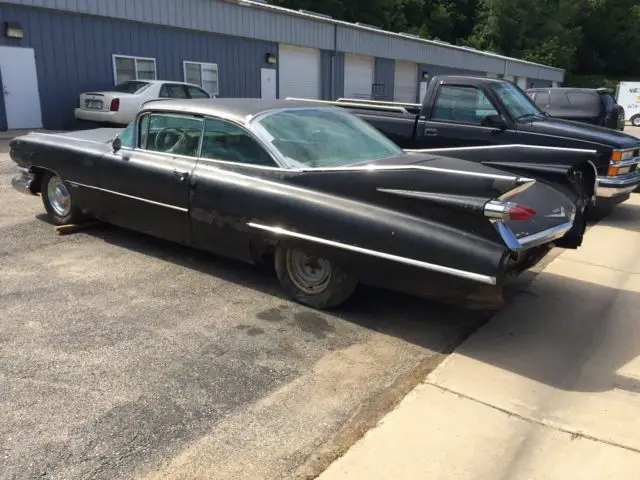1959 cadillac coupe series 62 ac needs full restoration cheap!!!