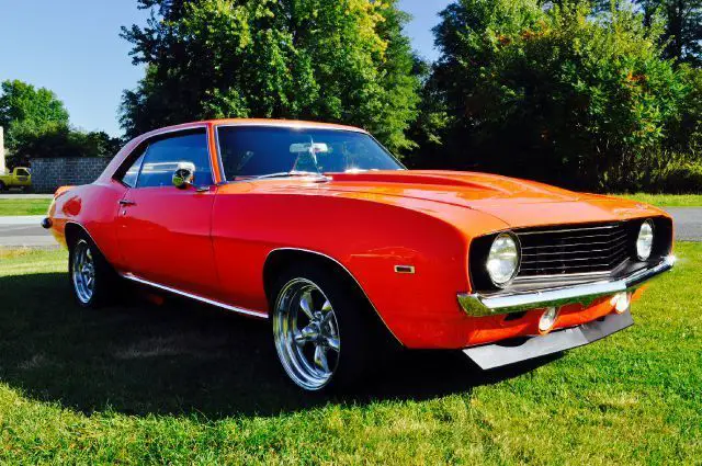 hugger orange 454 v8 reciepts certified appraisal resto mod turbo 400 auto