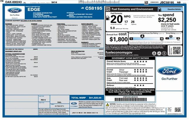 2018 ford edge titanium