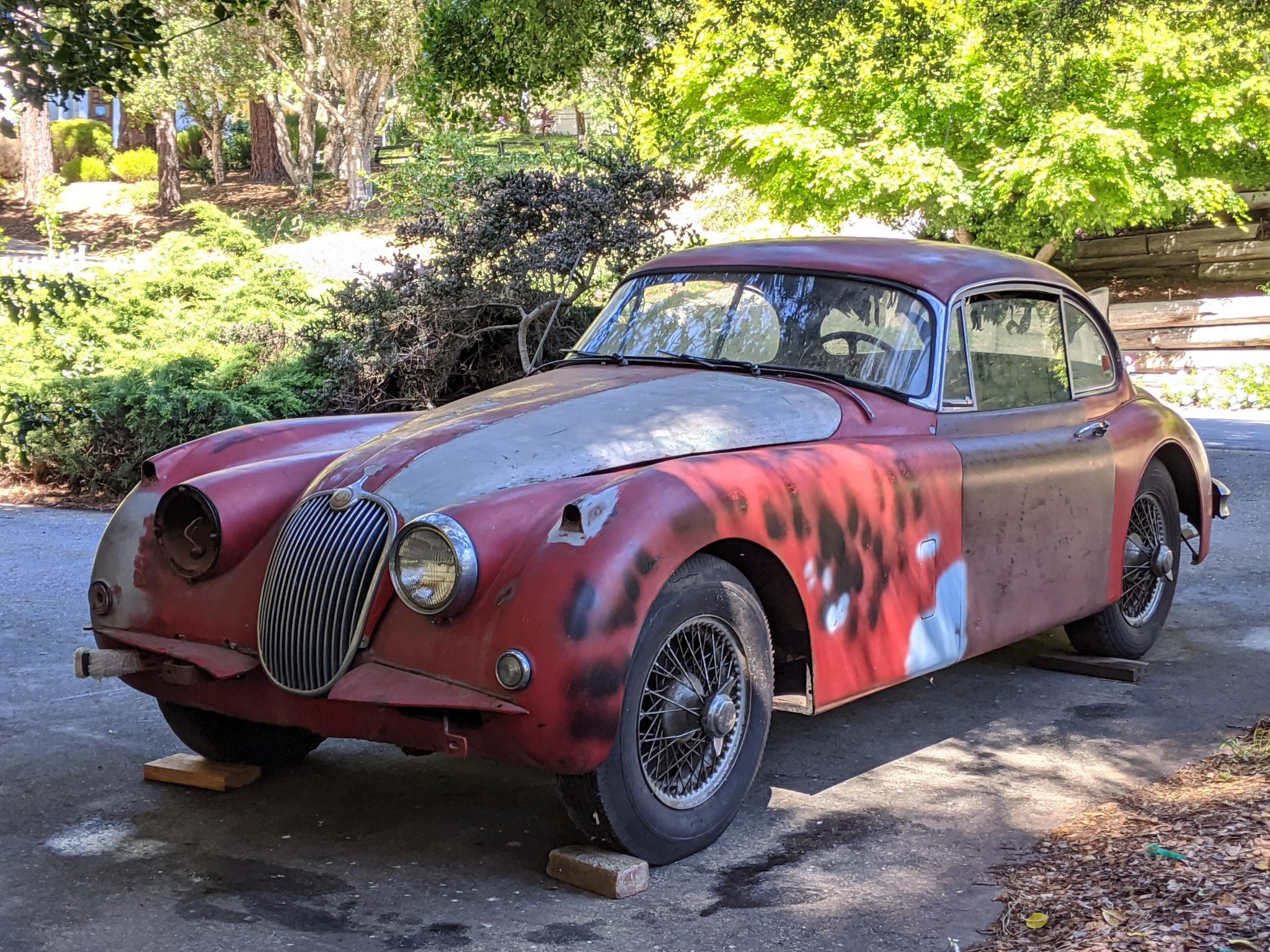 24-years-owned 1959 jaguar xk150 fixed head coupe project