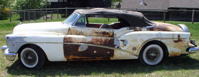 1953 buick skylark convertible very solid complete car well worth restoration