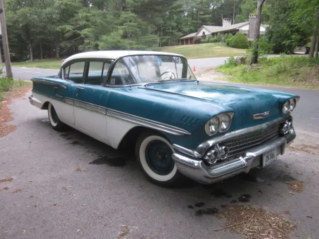 1958 58 chevy biscayne 4 door rat rod patina
