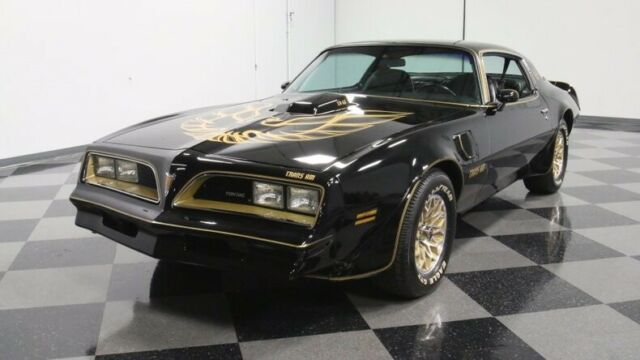classic vintage chrome fire chicken smokey and the bandit black 455 v8