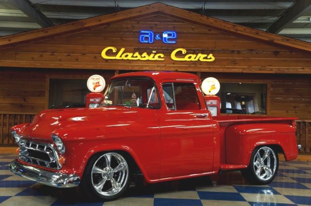 1957 chevrolet big window pickup fuel injected vortec resto mod