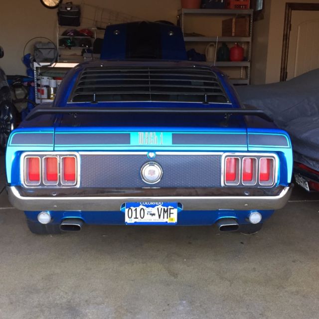 1970 ford mustang mach 1 351 fastback