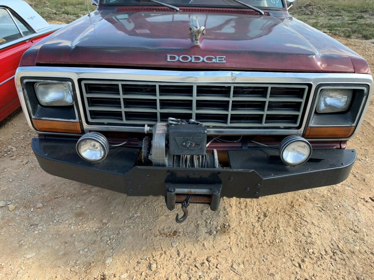 1985 dodge w150 pick-up 4x4 3.7 manual - power ram