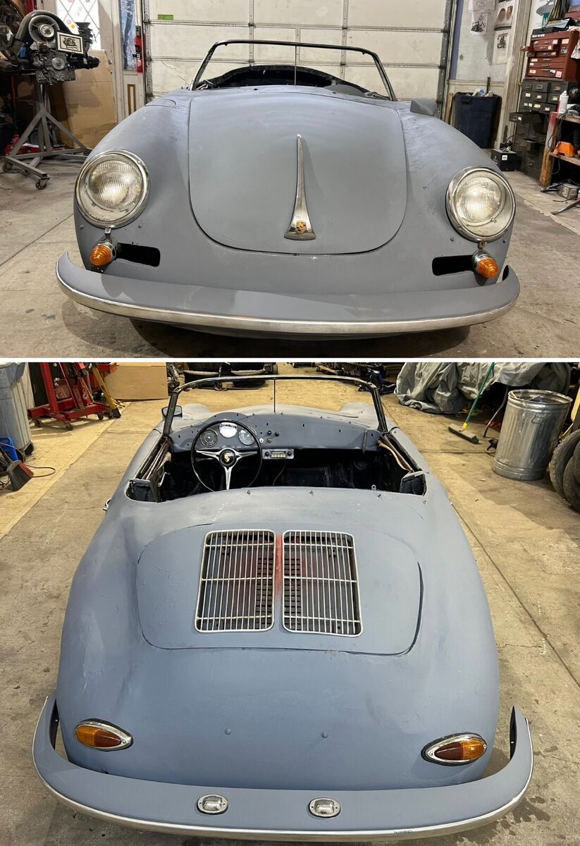 1962 porsche 356 twin grill roadster, rarest of the rare! matching numbers!