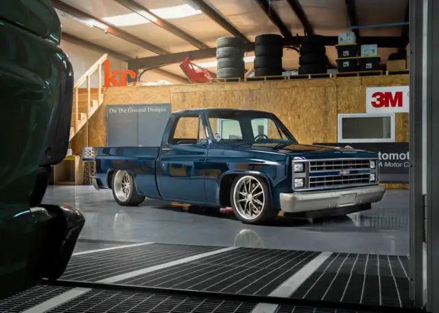 1986 chevy c10 fully restored & supercharged ls7. built by kc's paint shop
