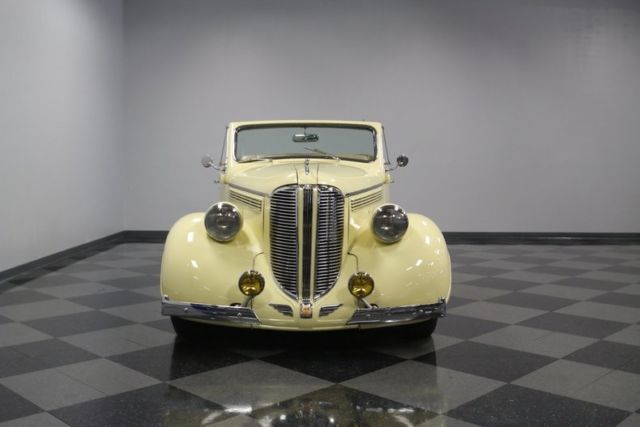 1938 dodge d8 convertible coupe convertible 318 v8 3 speed automatic classic vin