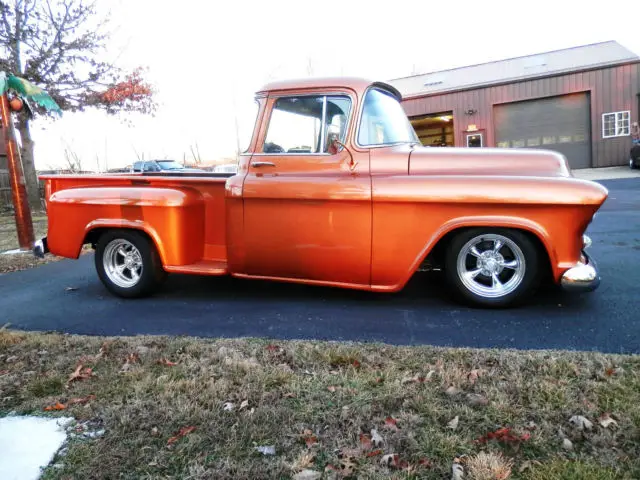 55 chevy custom classic street rod hot rod low rider show truck v-8 auto no rat