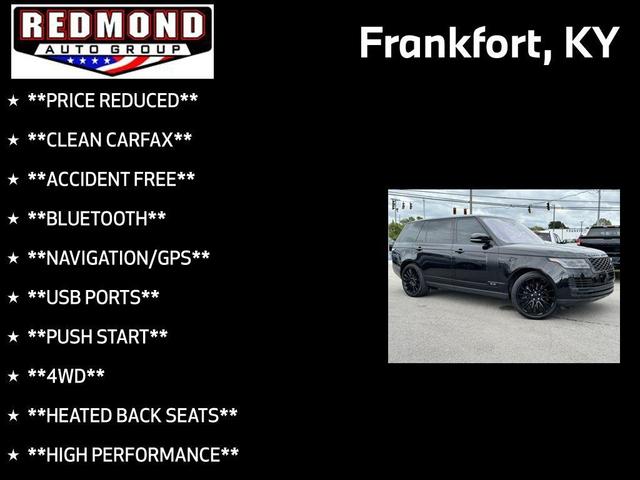 2019 land rover range rover 5.0l v8 supercharged
