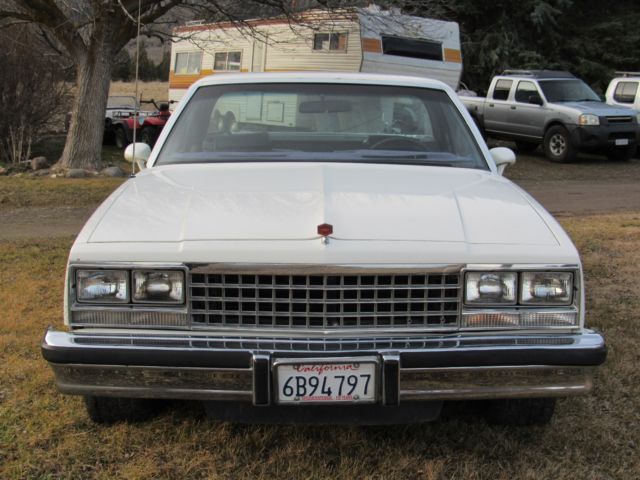 1985 el camino *runs, drives, very well *california survivor car *clear title