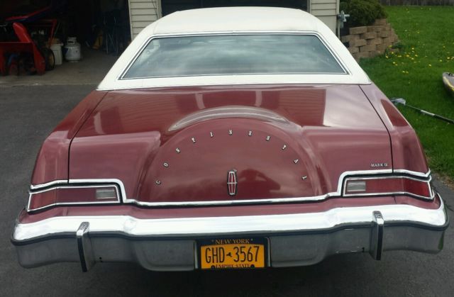 1974 lincoln continental mark iv 2 door sedan