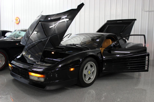 1990 ferrari testarossa with only 29,337 and a 5 speed manual transmission