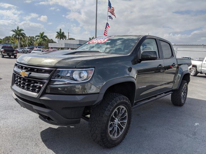 certified 2017 chevrolet colorado 4x4 crew cab zr2 fort myers, fl 33901 for sale in fort myers, florida