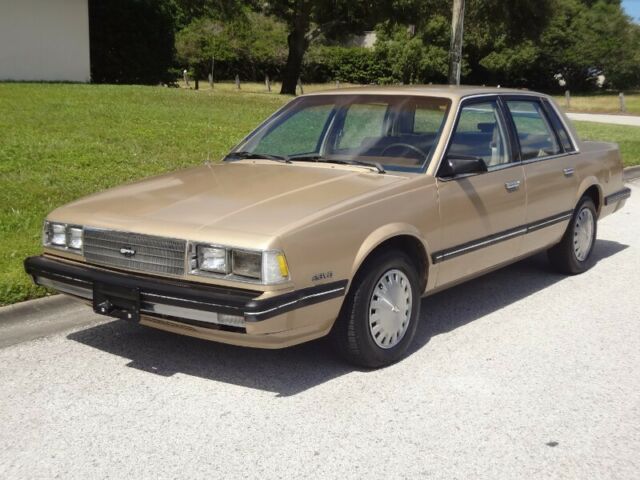 1986 chevrolet celebrity sedan 84302 miles tan clearcoat 2.8l v6 ohv 12v 4-spee