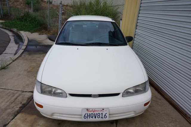 chevy geo 4 door ev prizm white 1994 fully electric ev us electricar, historic
