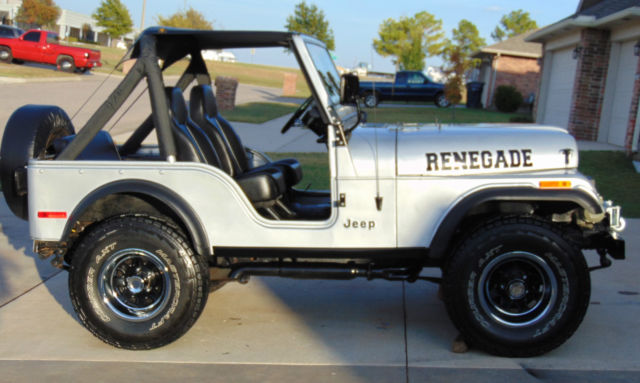 1978 jeep cj renegade; 304 v-8 4x4; excellent condition, no reserve