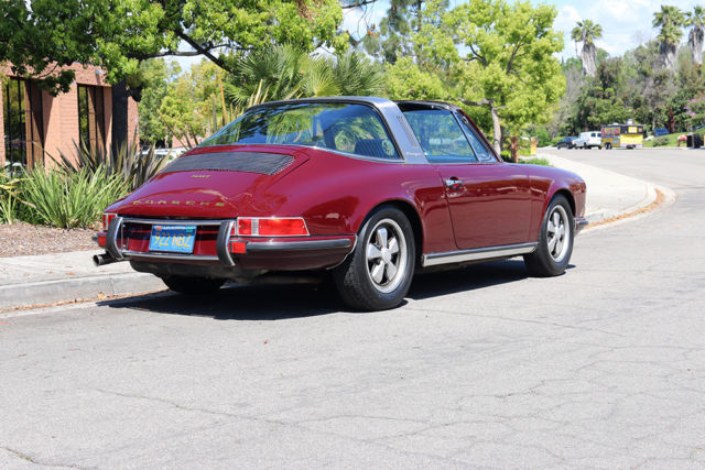 1971 porsche 911t -- excellent original condition - blue plate california car