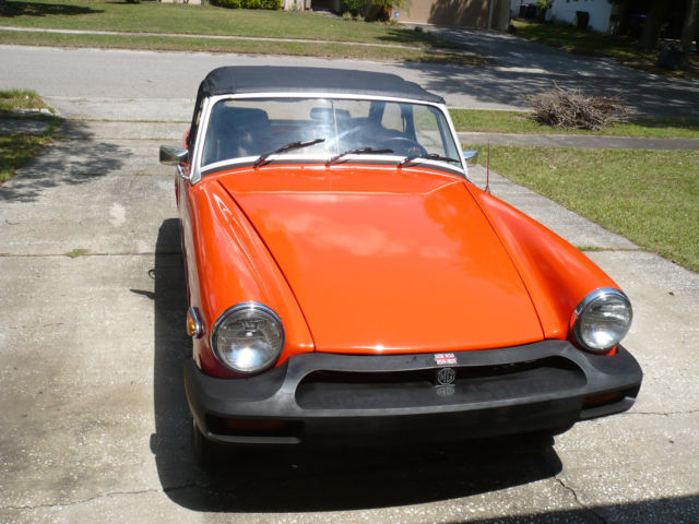 1979 mg midget convertible, with clean title, ready to drive