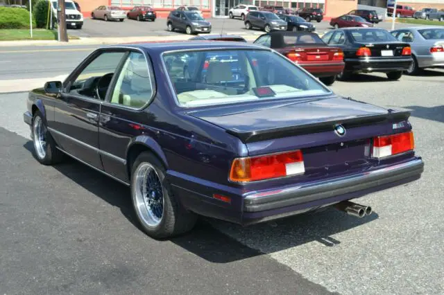 1988 bmw m6. gorgeous coupe. royal blue metalic with matching wheels