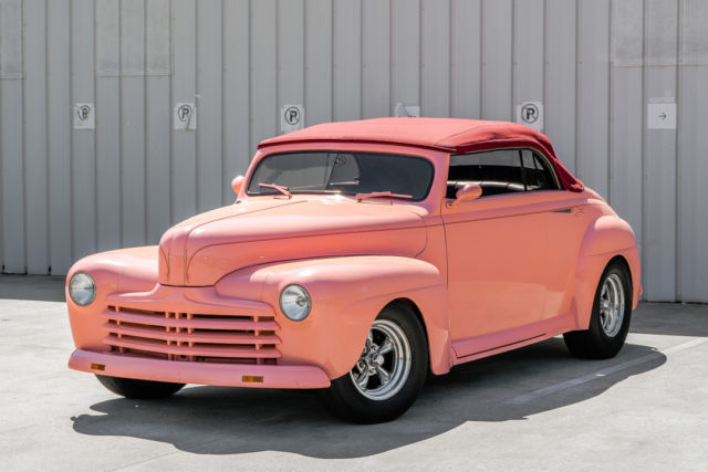1948 ford street rod convertible w/ 454 chevy v-8 engine (no reserve)