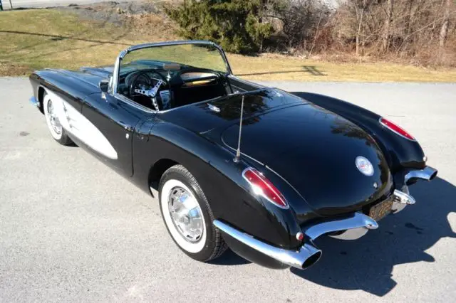 1959 chevrolet corvette triple black *automatic*killercosmetics* automatic rwd