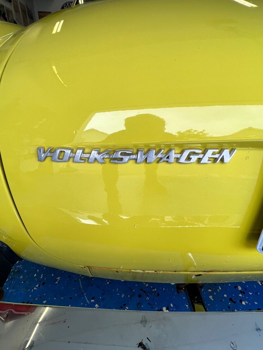 1972 volkswagen 1600 karmann-ghia coupe coupe yellow rwd manual