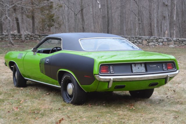 1971 plymouth cuda 340,4spd, 13,731 original mile survivor sassy with billboards