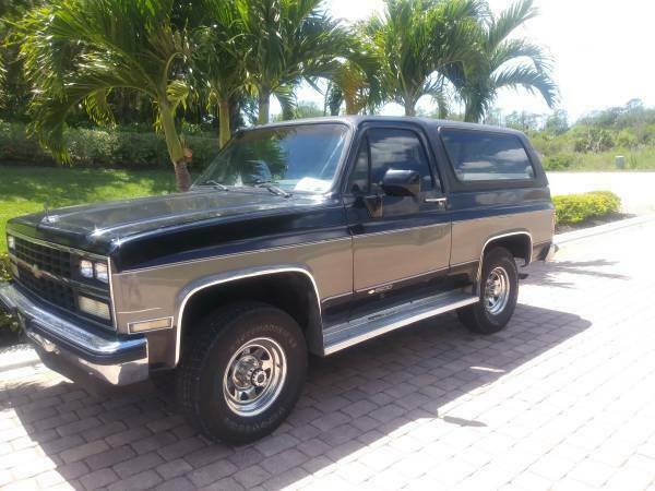 1989 chevy k5 blazer 6.2l diesel 4x4 florida vehicle, garage kept, classic chevy