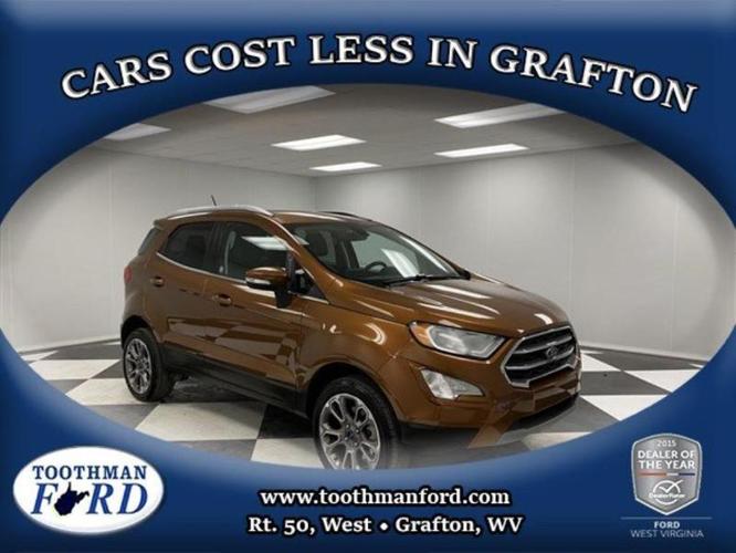 2018 ford ecosport titanium awd titanium 4dr crossover for sale in grafton, west virginia