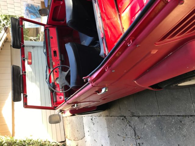 1973 vw thing, red, most part original, 96,000 miles, 2 owners, always covered