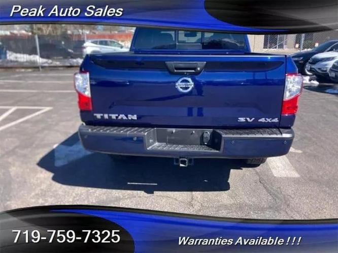 2017 nissan titan crew cab s 4dr 4x4 crew cab 5.5 ft. box 139.8 in. wb in colorado springs, colorado