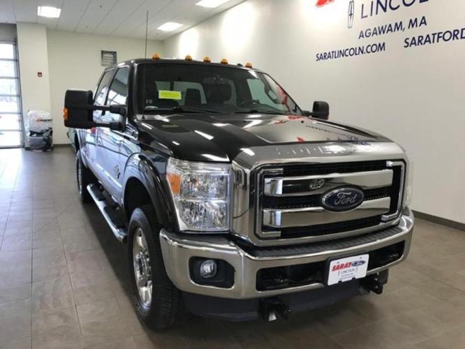 2015 ford f-350 super duty lariat 4x4 lariat 4dr crew cab 8 ft. lb srw pickup for sale in agawam, massachusetts