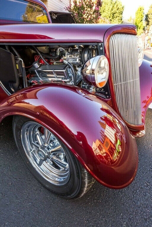 1934 ford hot rod coupe 400 v8 460 hp 9" ford rear with 372 posi trac