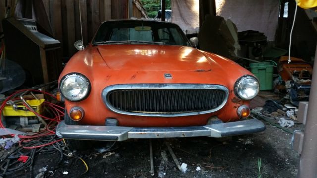 1973 volvo 1800es barn find. not running. missing head