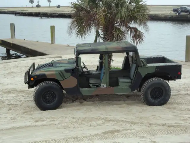 am general humvee m998 hmmwv h1 hummer soft top diesel 4x4 truck (30000 miles)
