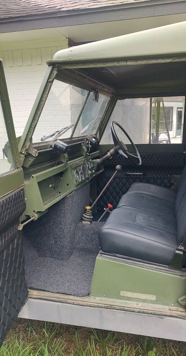 1970 land rover series 2a, 88 suv green