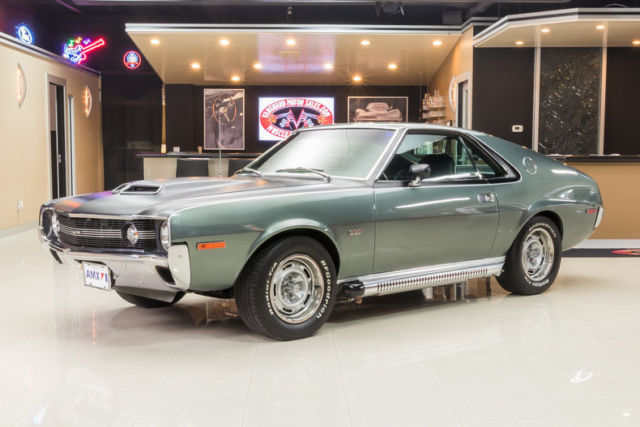 restored amx! correct drivetrain, 390 v8, 4-speed manual, ps, pb, disc, go-pack!