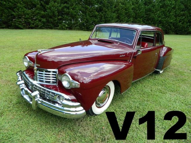 1948 lincoln continental v12 coupe fully restored 1 of 847 ccca class show car